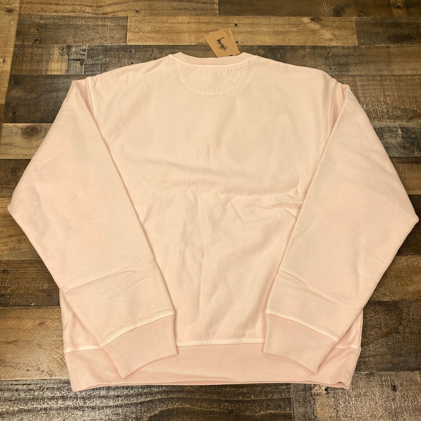 Stussy Stock Logo Crew Sweatshirt Mens