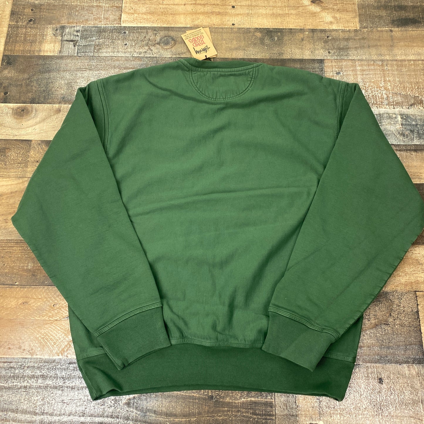 Stussy Stock Logo Crew Sweatshirt Mens