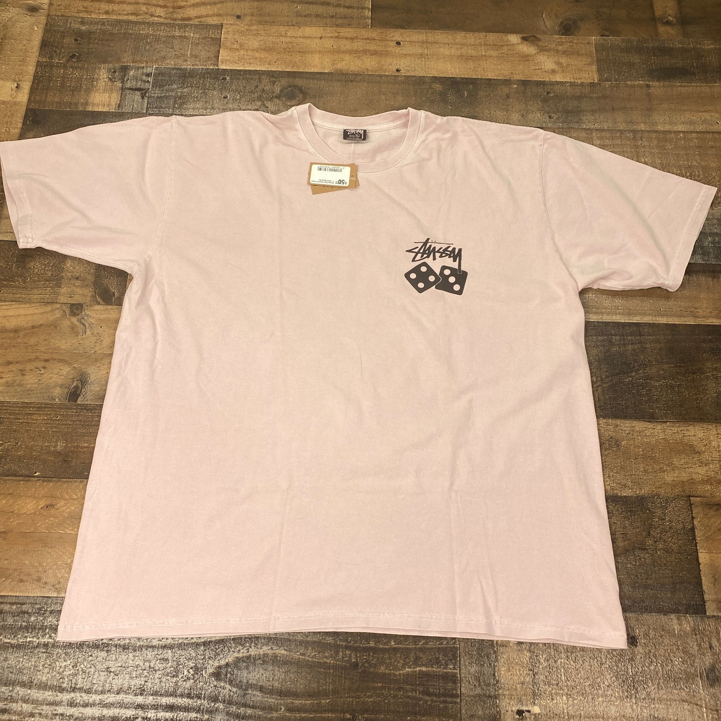 Stussy Dice Pigment Dyed Tee Mens T-Shirt