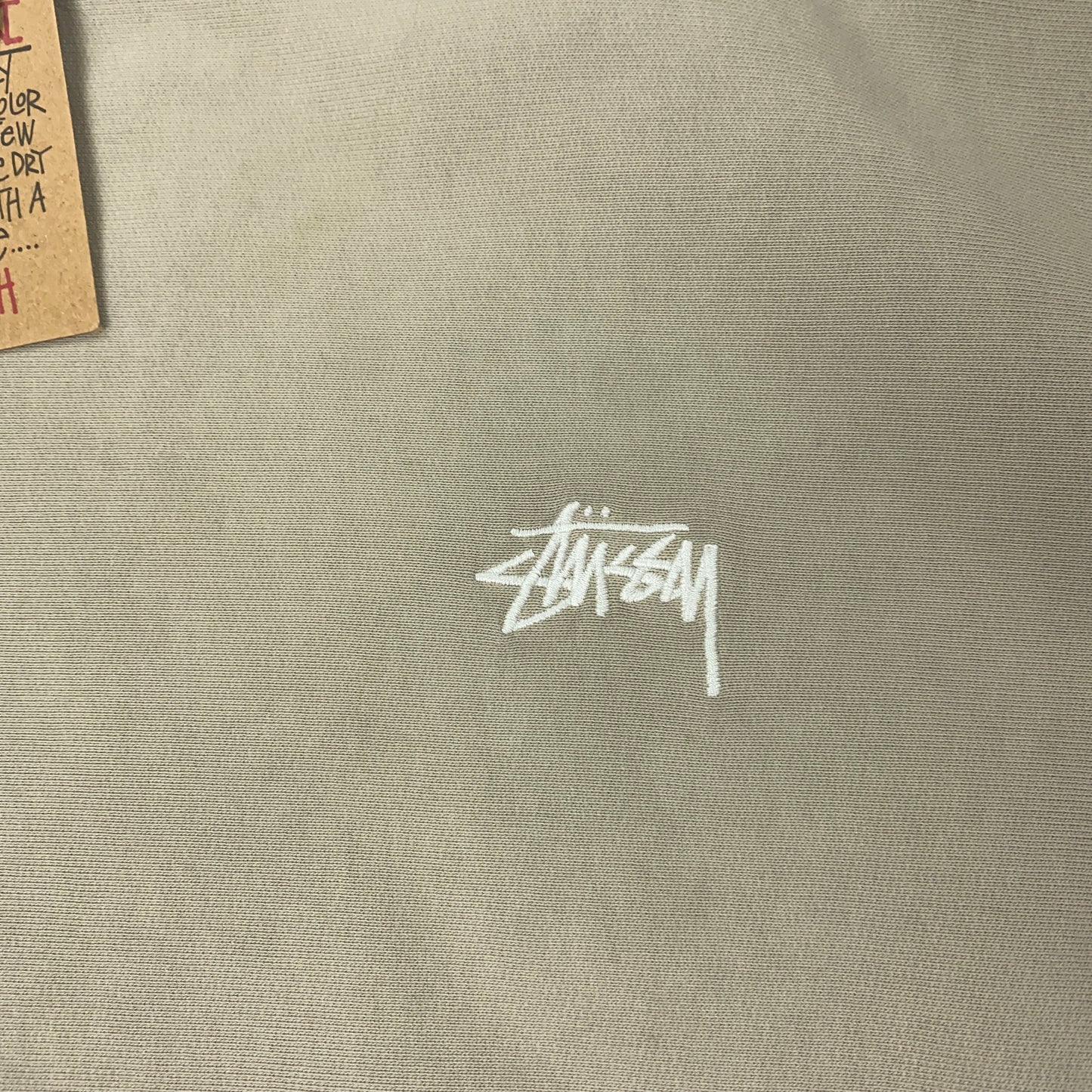 Stussy Stock Logo Crew Sweatshirt Mens