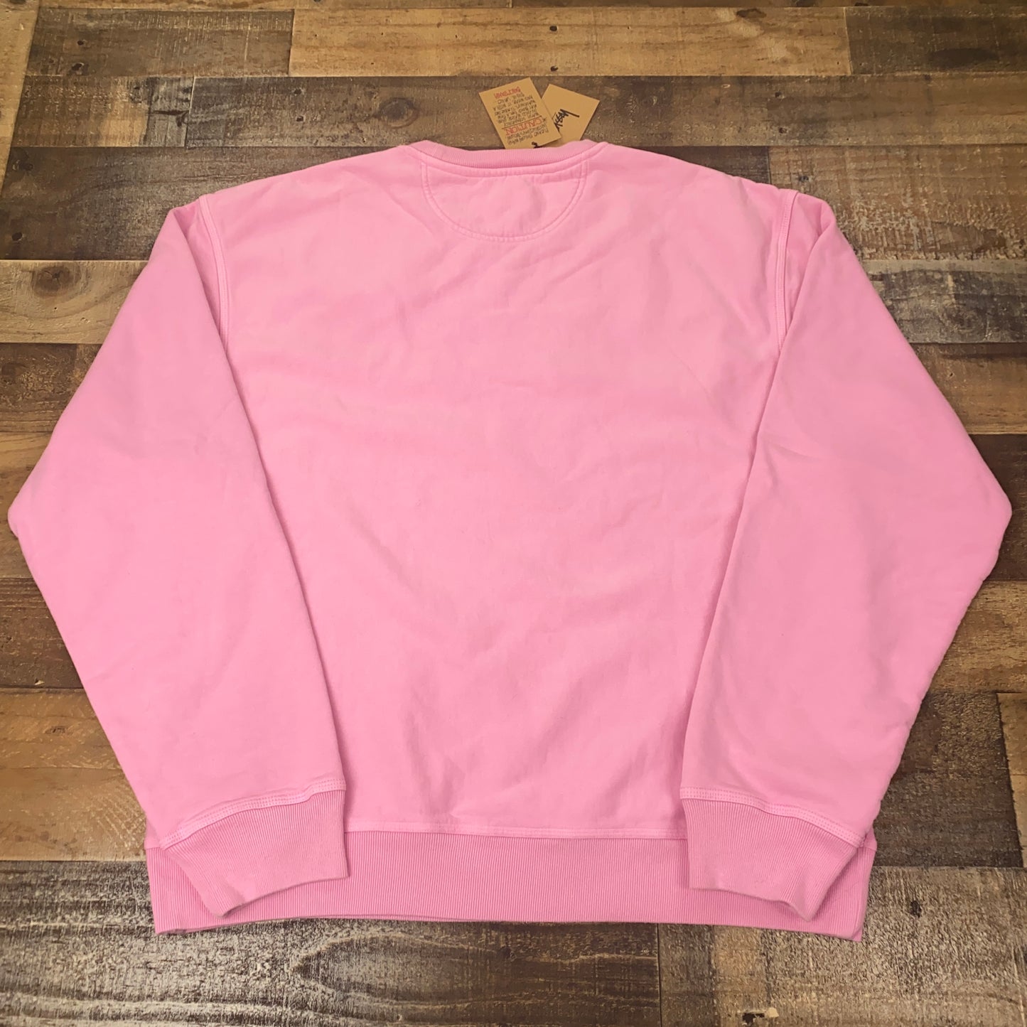 Stussy Stock Logo Crew Sweatshirt Mens