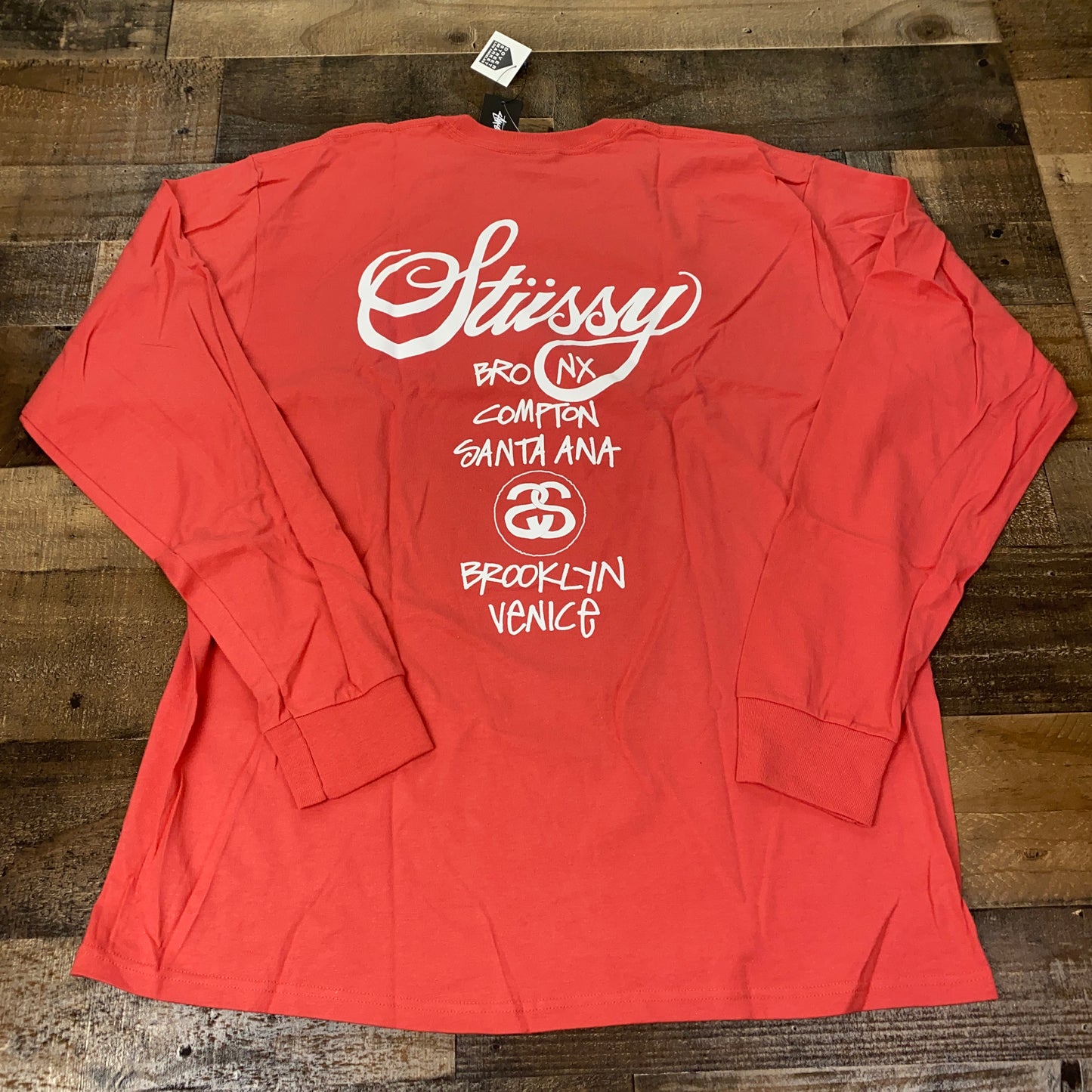 Stussy X Dover Street Market DSM World Tour LS Tee Shirt Mens (Long Sleeve)