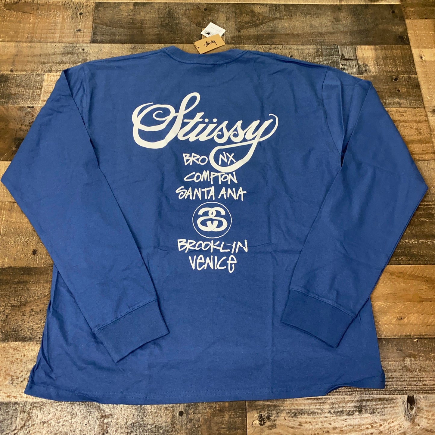 Stussy X Dover Street Market DSM World Tour LS Tee Shirt Mens (Long Sleeve)