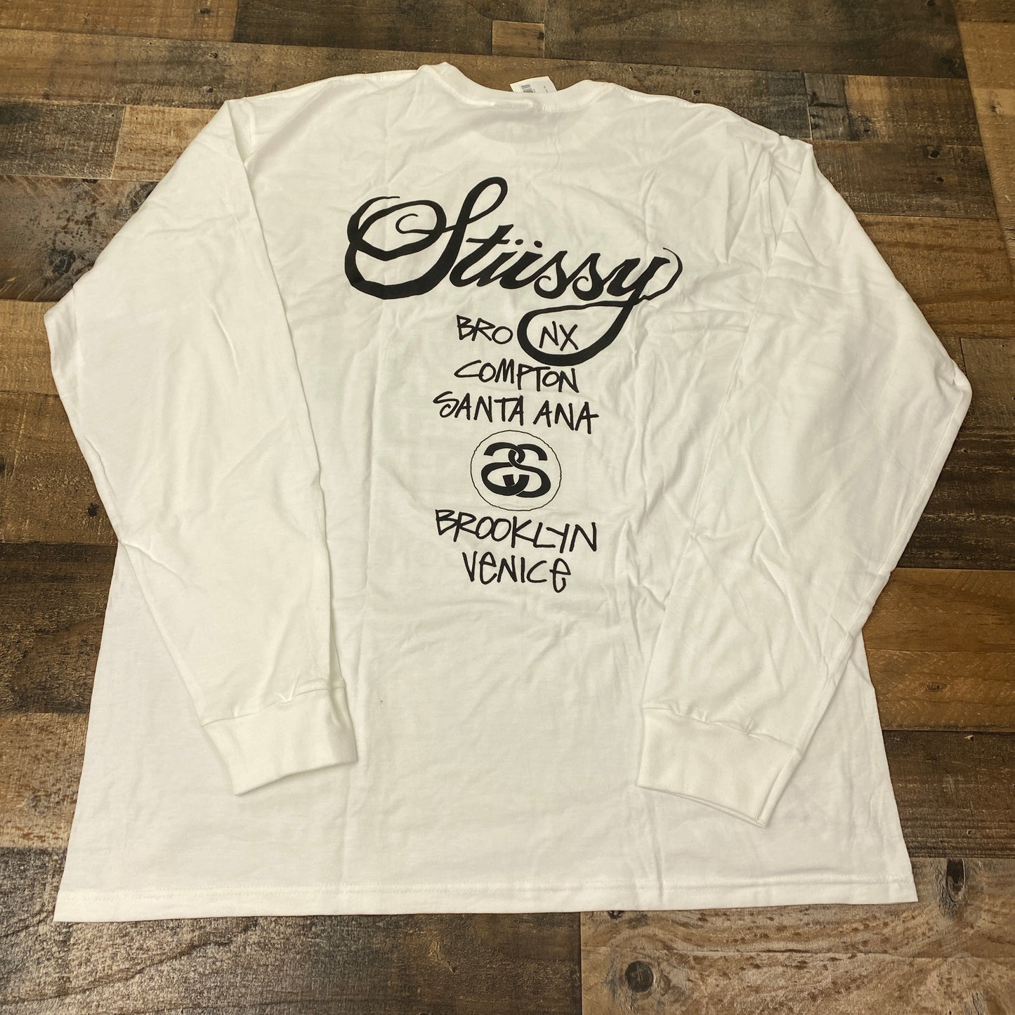 Stussy X Dover Street Market DSM World Tour LS Tee Shirt Mens (Long Sleeve)