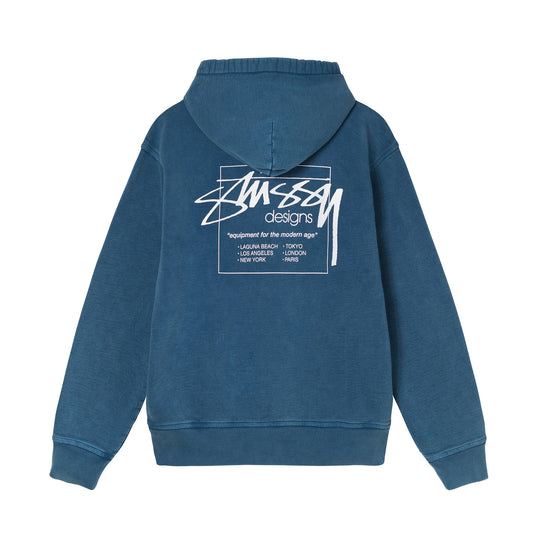Stussy Designs Mens Stock Pigment Dyed Hoodie XXL