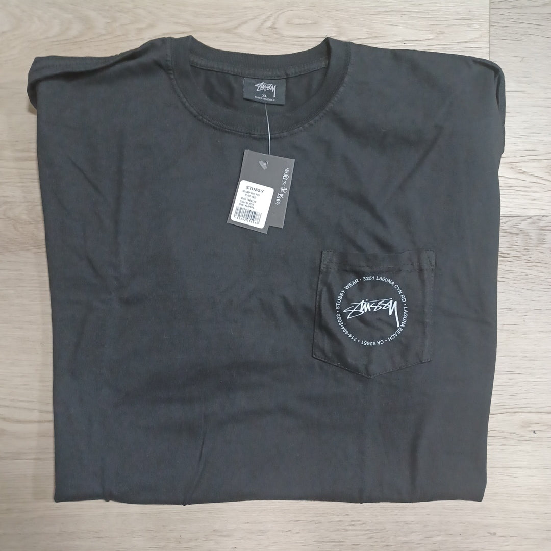 Stussy XL Stamp Laguna Pkt Pig Dyed Tee