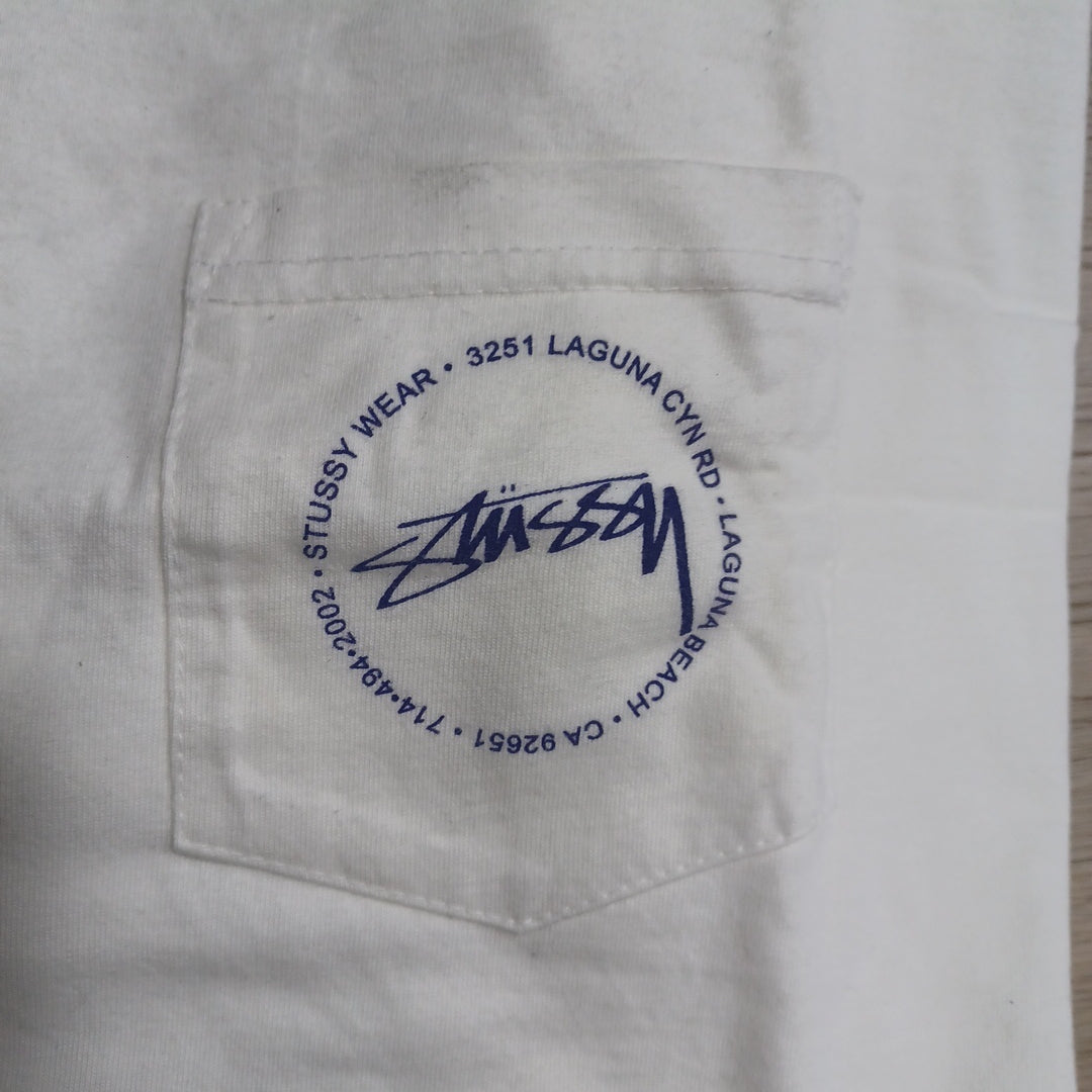 Stussy XL Stamp Laguna Pkt Pig Dyed Tee