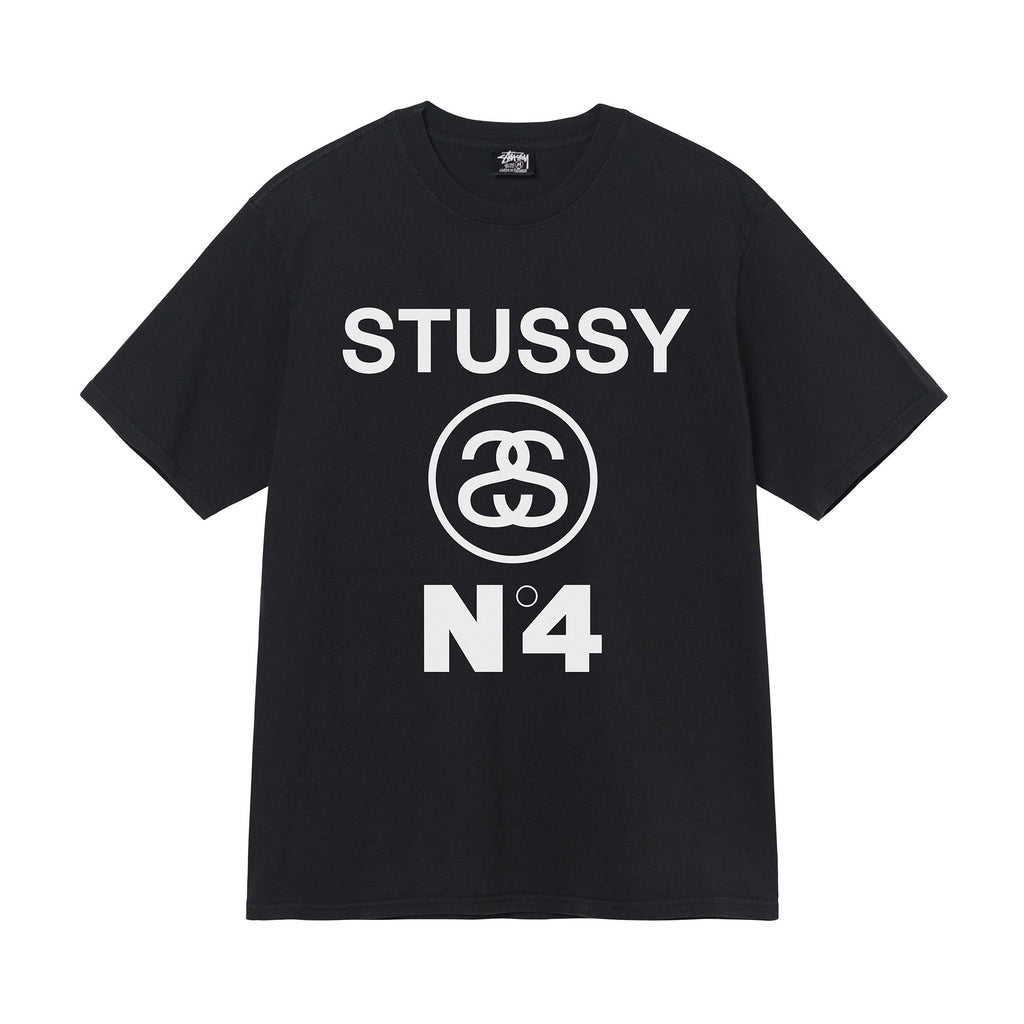 Stussy No. 4 Pigment Dyed Tee Shirt Mens