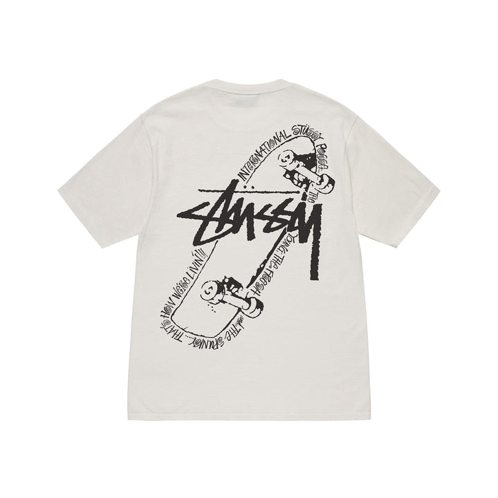 Stussy Skate Posse Pigment Dyed Tee Shirt Mens