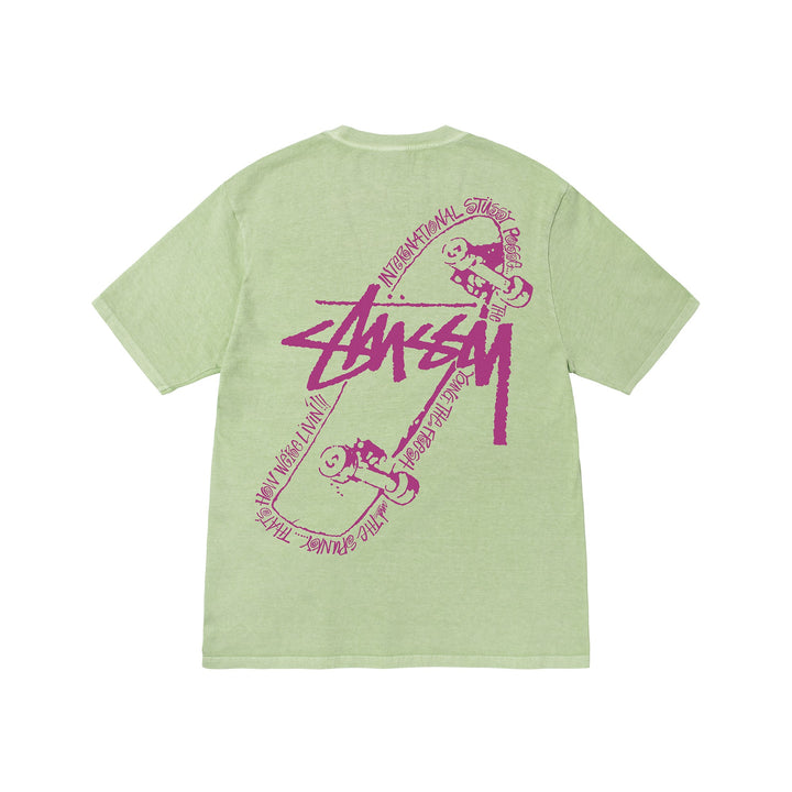 Stussy Skate Posse Pigment Dyed Tee Shirt Mens