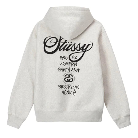 Stussy X Dover Street Market DSM World Tour Hoodie Mens