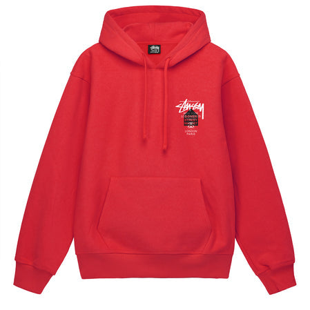 Stussy X Dover Street Market DSM World Tour Hoodie Mens