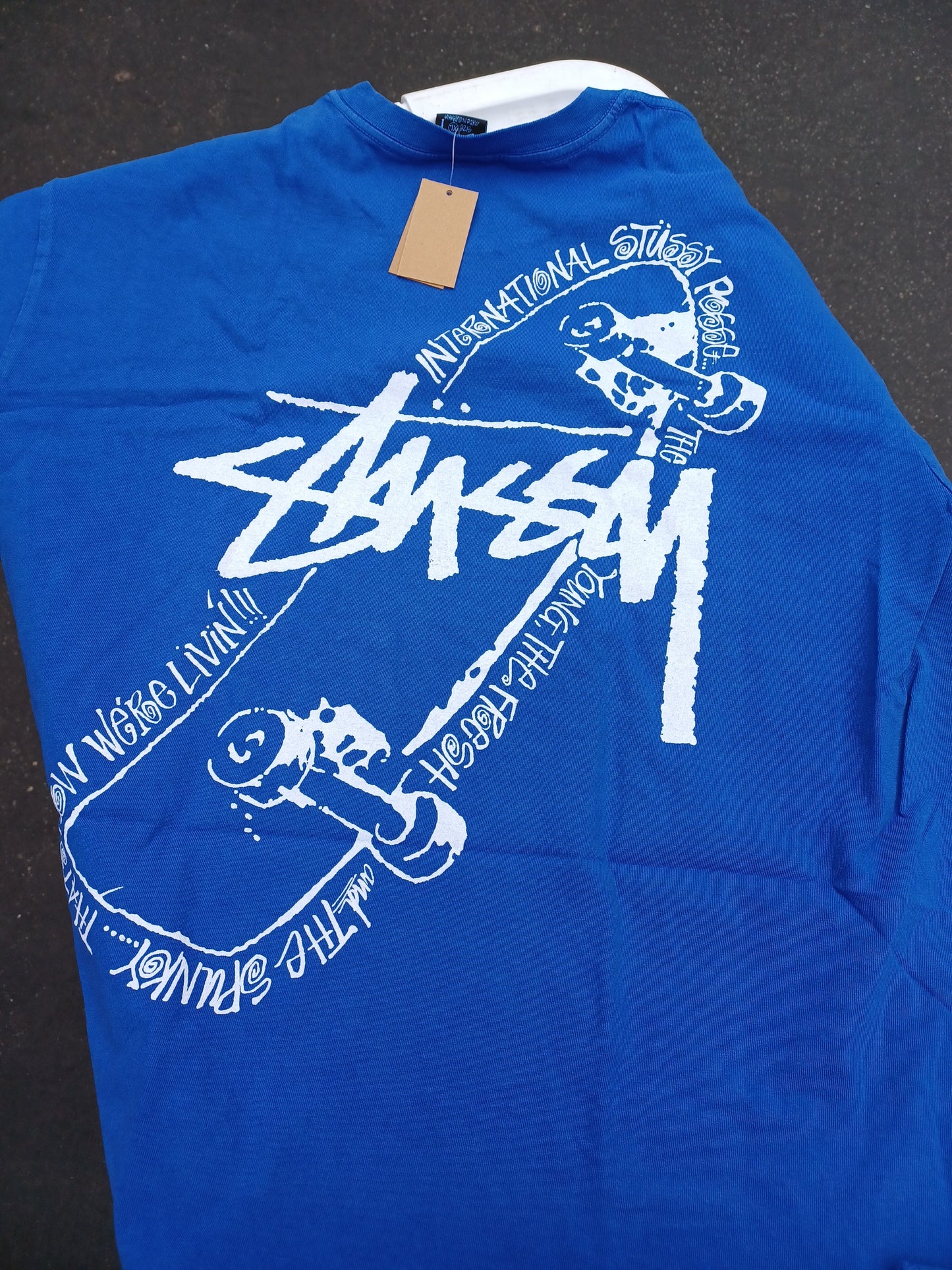Stussy Skate Posse Pigment Dyed Tee Shirt Mens