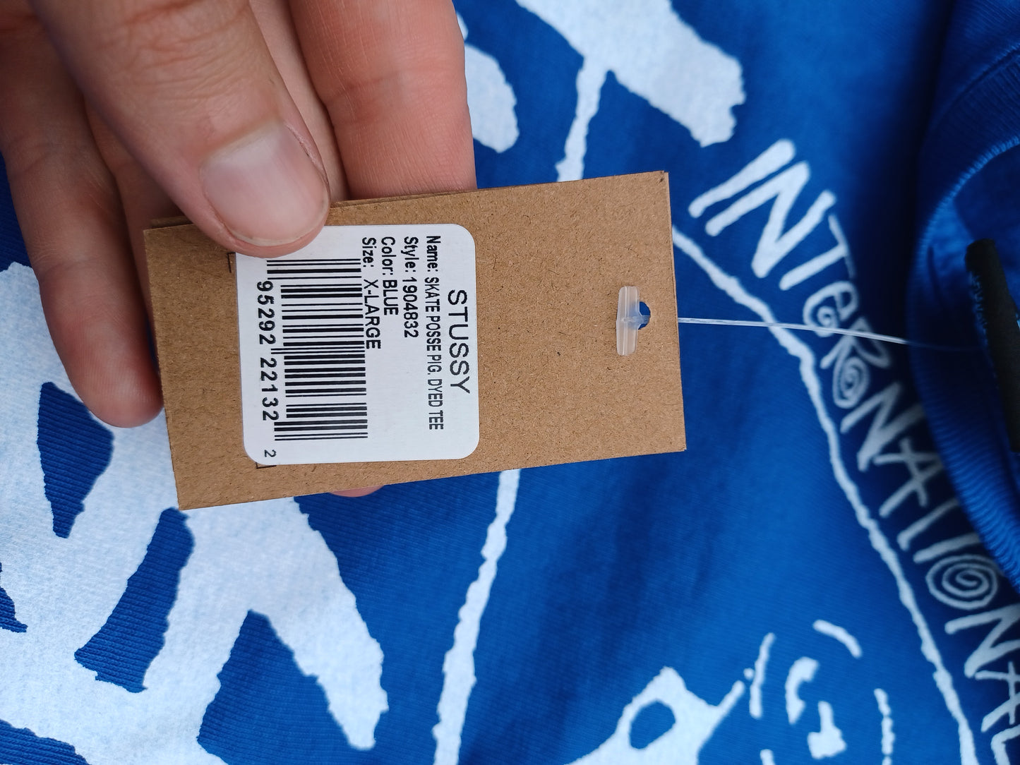 Stussy Skate Posse Pigment Dyed Tee Shirt Mens