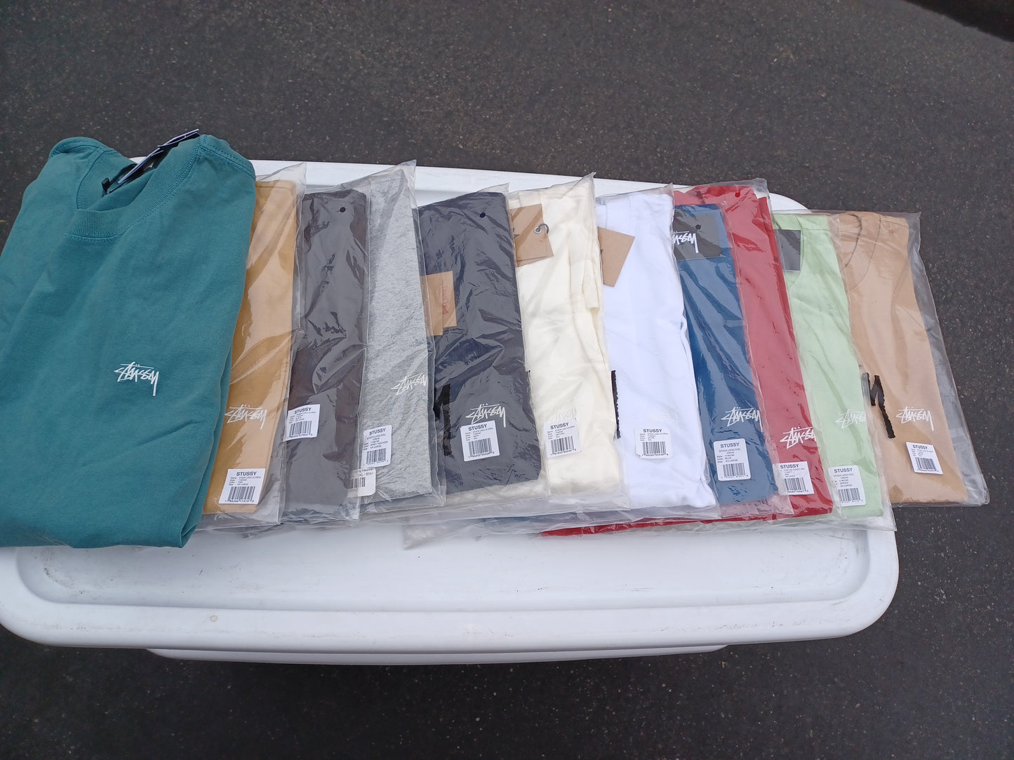 Stussy Stock Logo Tees