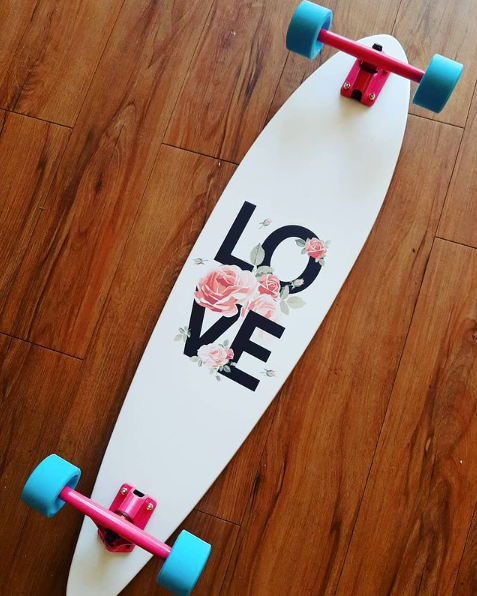 LOVE Fishtail Longboard Complete - Exodus Longboard Co.