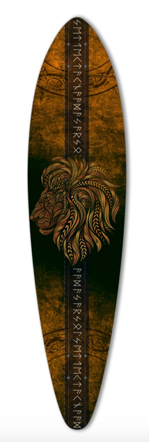 Lion of Judah 39" Pintail Longboard Deck