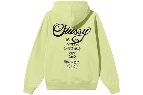 Stussy X Dover Street Market DSM World Tour Hoodie Mens