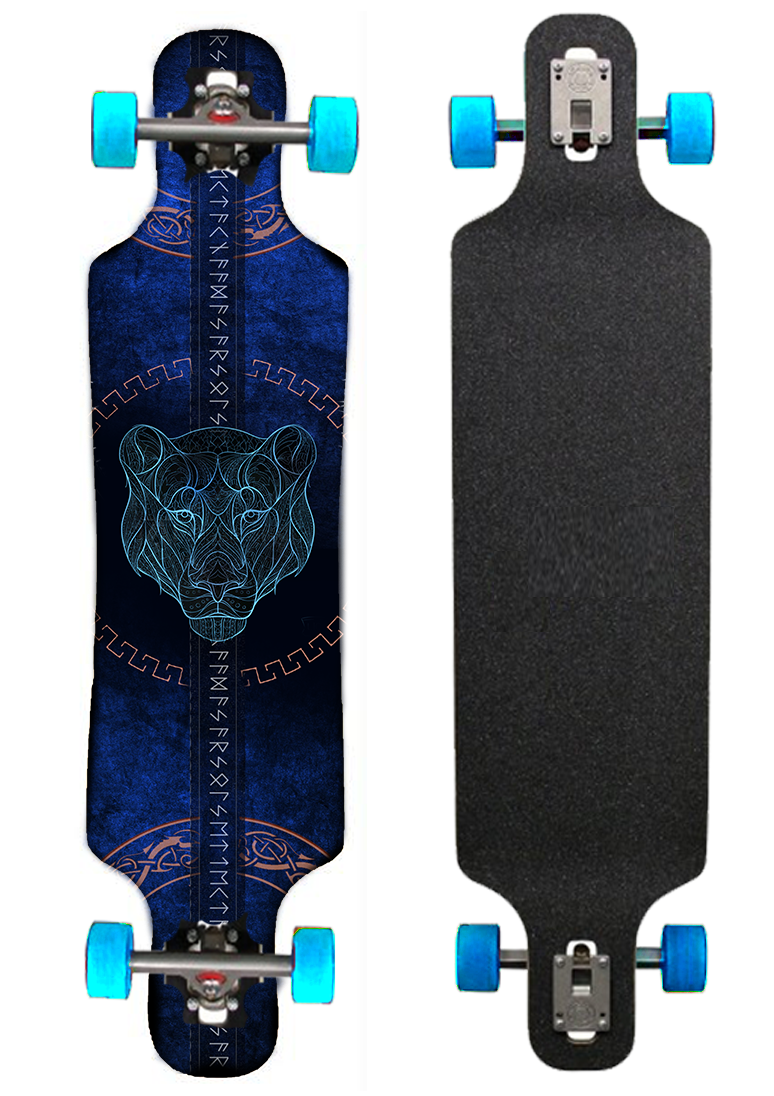 The Saphire Lioness Longboard - Exodus Longboard Co.