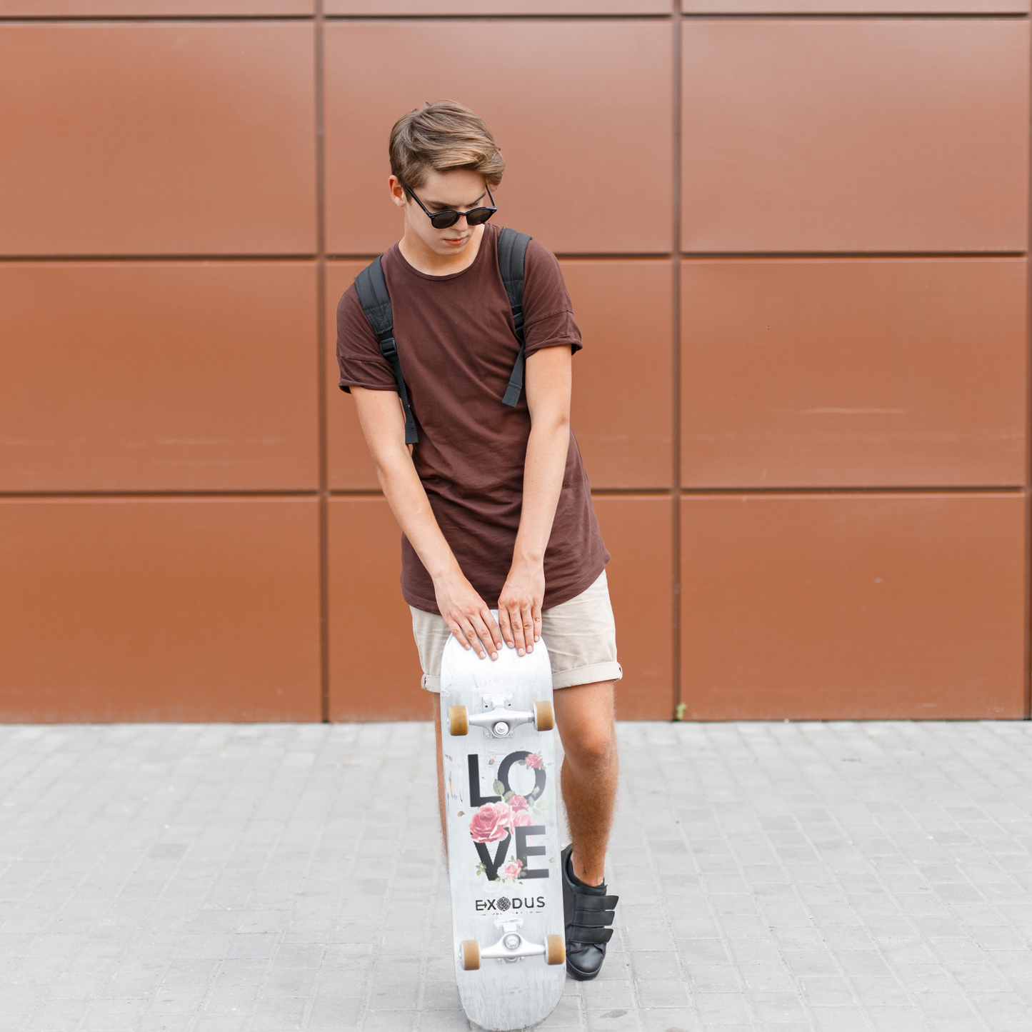 Love & Roses Skateboard deck - Exodus Longboard Co.
