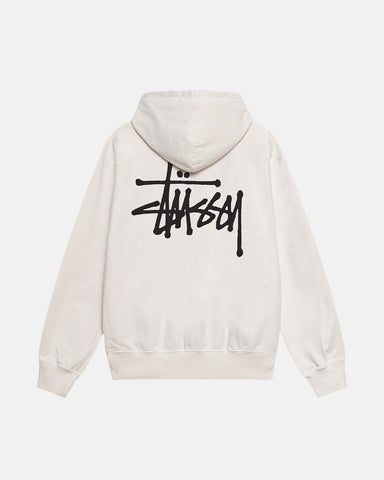 Stussy Pigment Dyed Hoodie with Basic Logo