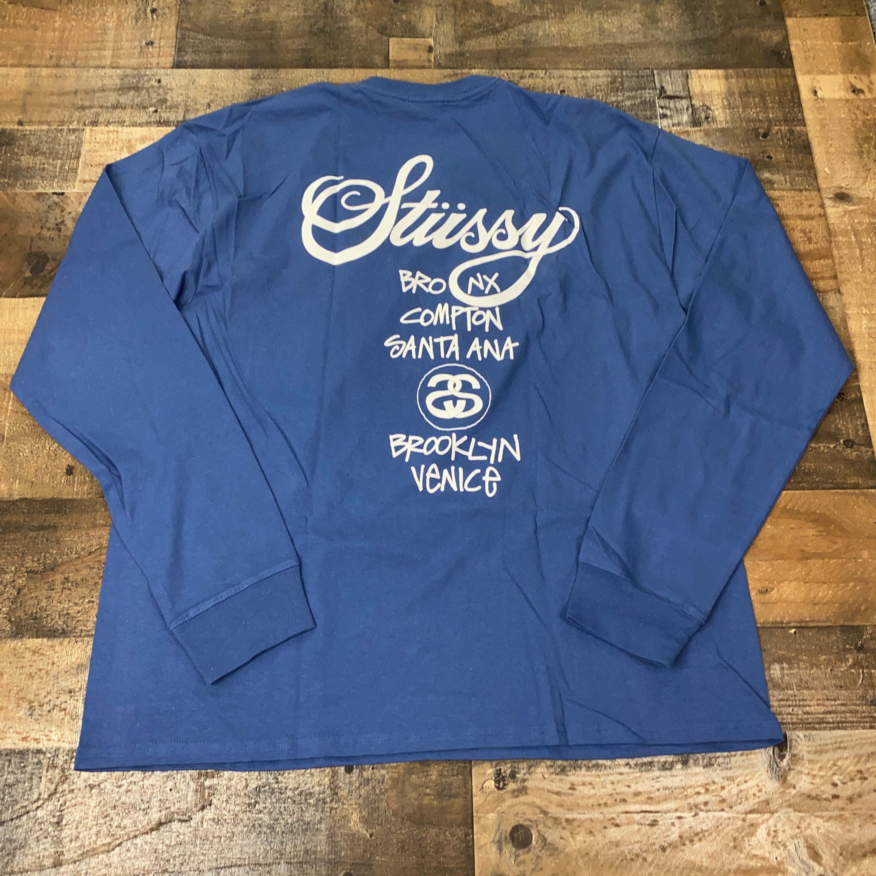 Stussy World Tour Tee Shirts Long Sleeve – Exodus Longboard Co.