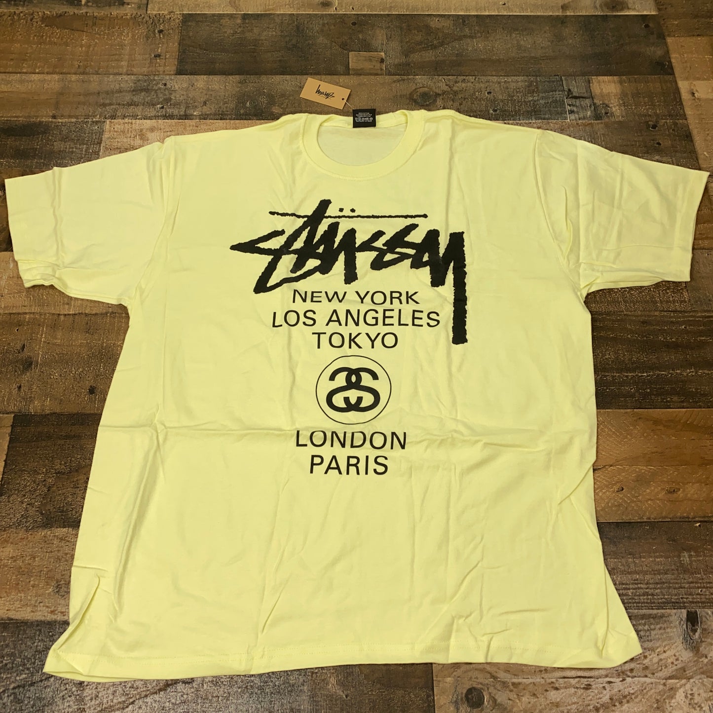 Stussy World Tour Tee Shirt Mens