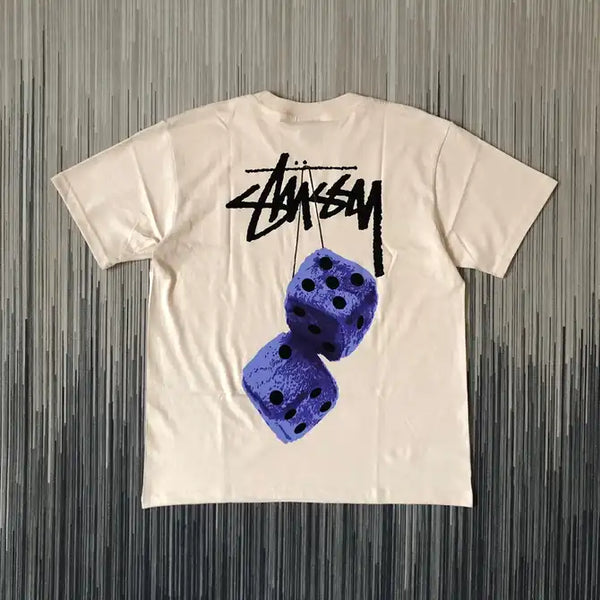 Stussy Rare Fuzzy Dice Smoke Tee Shirt – Exodus Longboard Co.