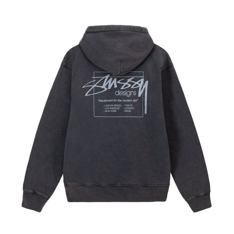 Stussy Designs Mens Stock Pigment Dyed Hoodie XXL