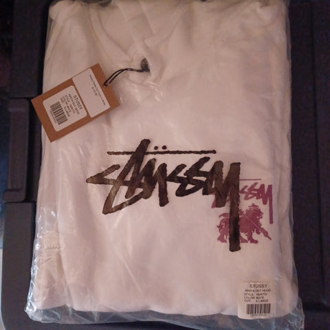 Stock Lion Stussy XL Pullover Hoodie