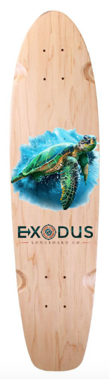 Sea creature mini longboard decks - Exodus Longboard Co.