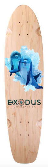 Sea creature mini longboard decks - Exodus Longboard Co.