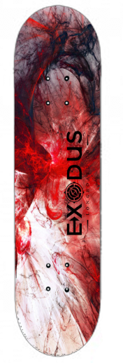 Color Fractal Skateboard Decks