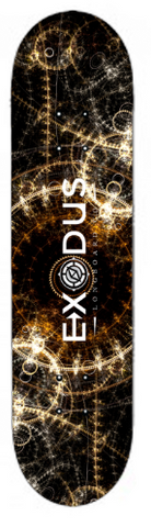 8.00" Abstract Steampunk Skateboard Decks - Exodus Longboard Co.