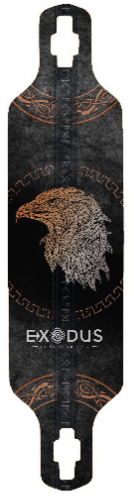 "Arngeir" (Eagle Spear) Complete Drop-Through Longboard - Exodus Longboard Co.