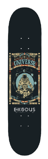 Universe Skateboard Deck - Exodus Longboard Co.