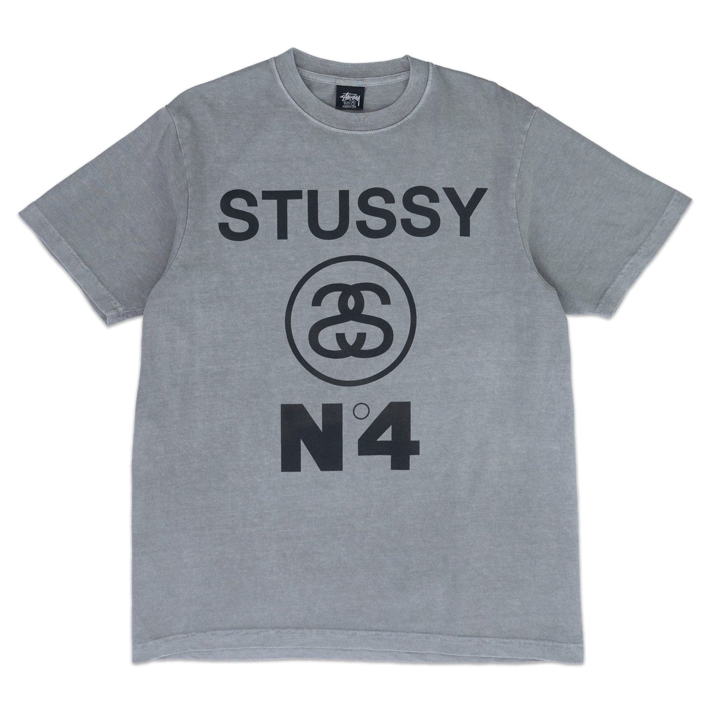 Stussy No. 4 Pigment Dyed Tee Shirt Mens